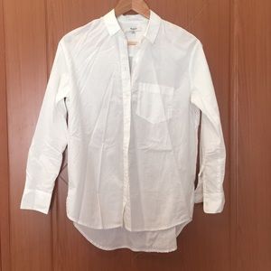 Madewell white cotton shirt